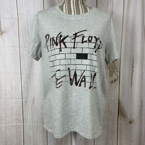 Pink Floyd The Wall Tee Short Sleeve Logo Comfort T-Shirt Gray Size X-Large
